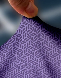 Purple Color Strechable 3d Printed Single Seater Slip Sofa Cover - Single Seater, Purple, Polyster, 3d Printed, Multipack 1